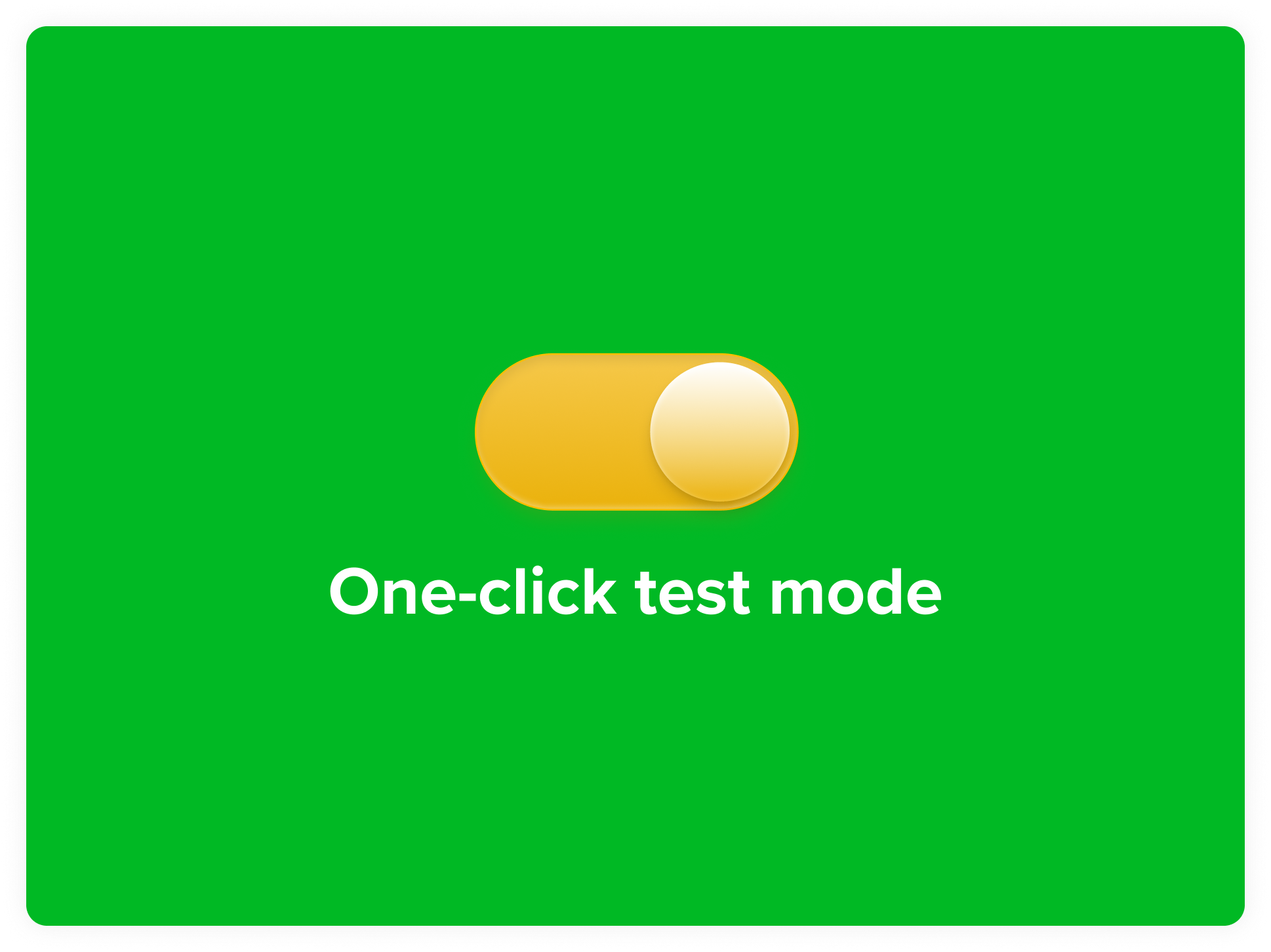 Experiment with new plans, discounts and more in test mode